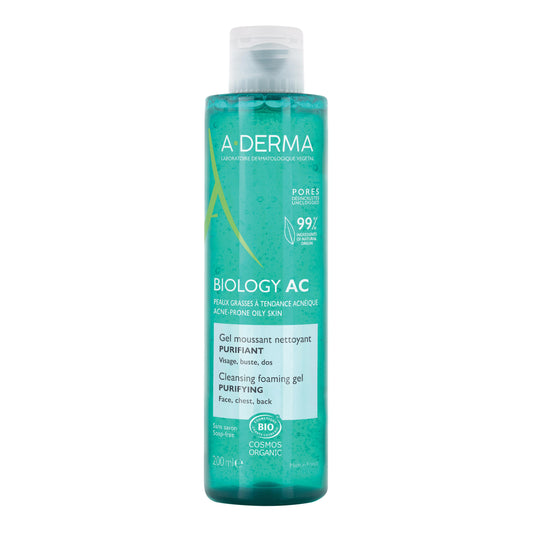 ADERMA BIOLOGY AC GEL DETERGENTE SCHIUMOGENO PURIFICANTE 200 ML