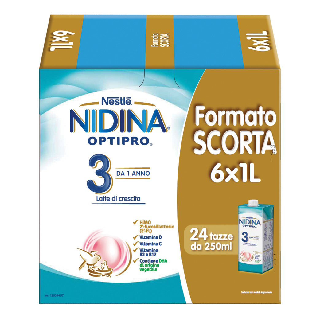 NIDINA OPTIPRO 3 LIQUIDO 6 X 1 L