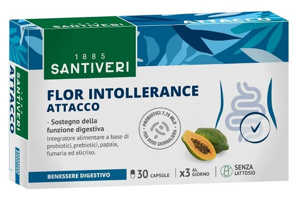 FLOR INTOLLERANCE ATTACCO 30 CAPSULE