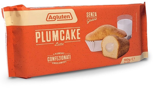 AGLUTEN PLUMCAKE LATTE 4 X 40 G