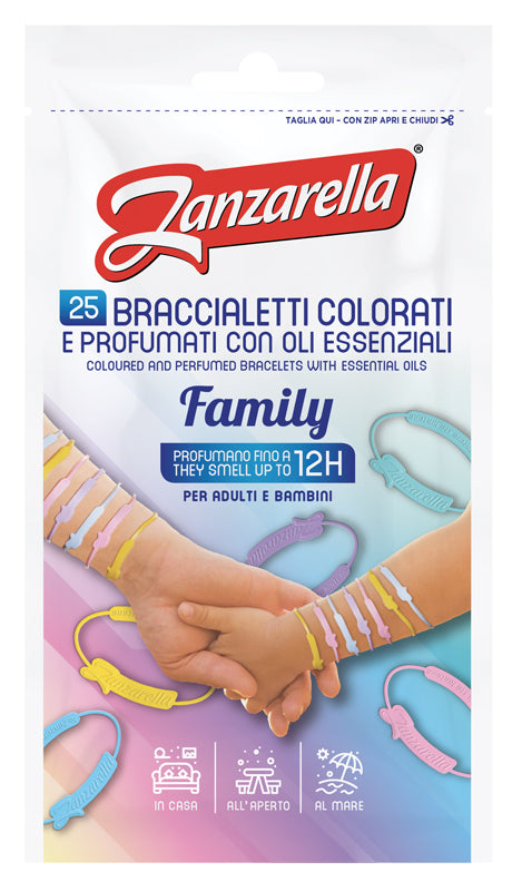 ZANZARELLA BRACCIALETTI FAMILY 25 PEZZI