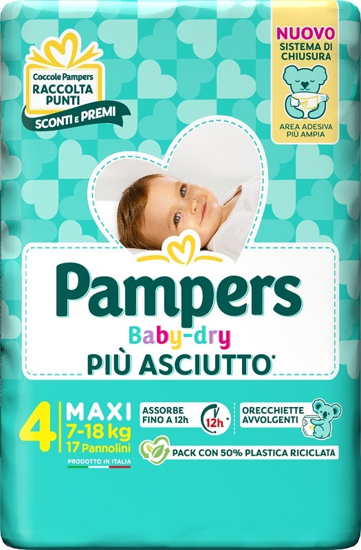 PAMPERS BD DOWNCOUNT MAXI 17PZ