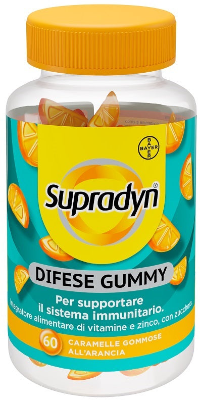 SUPRADYN DIFESE 60 CARAMELLE GOMMOSE- Integratore multivitaminico per le difese immunitarie