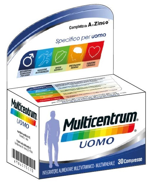 MULTICENTRUM UOMO- 30 COMPRESSE