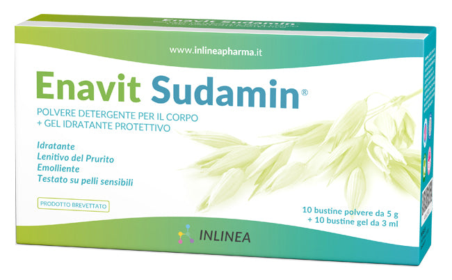 ENAVIT SUDAMIN 10 BUSTINE POLVERE DA 5 G + 10 BUSTINE GEL DA 3 ML