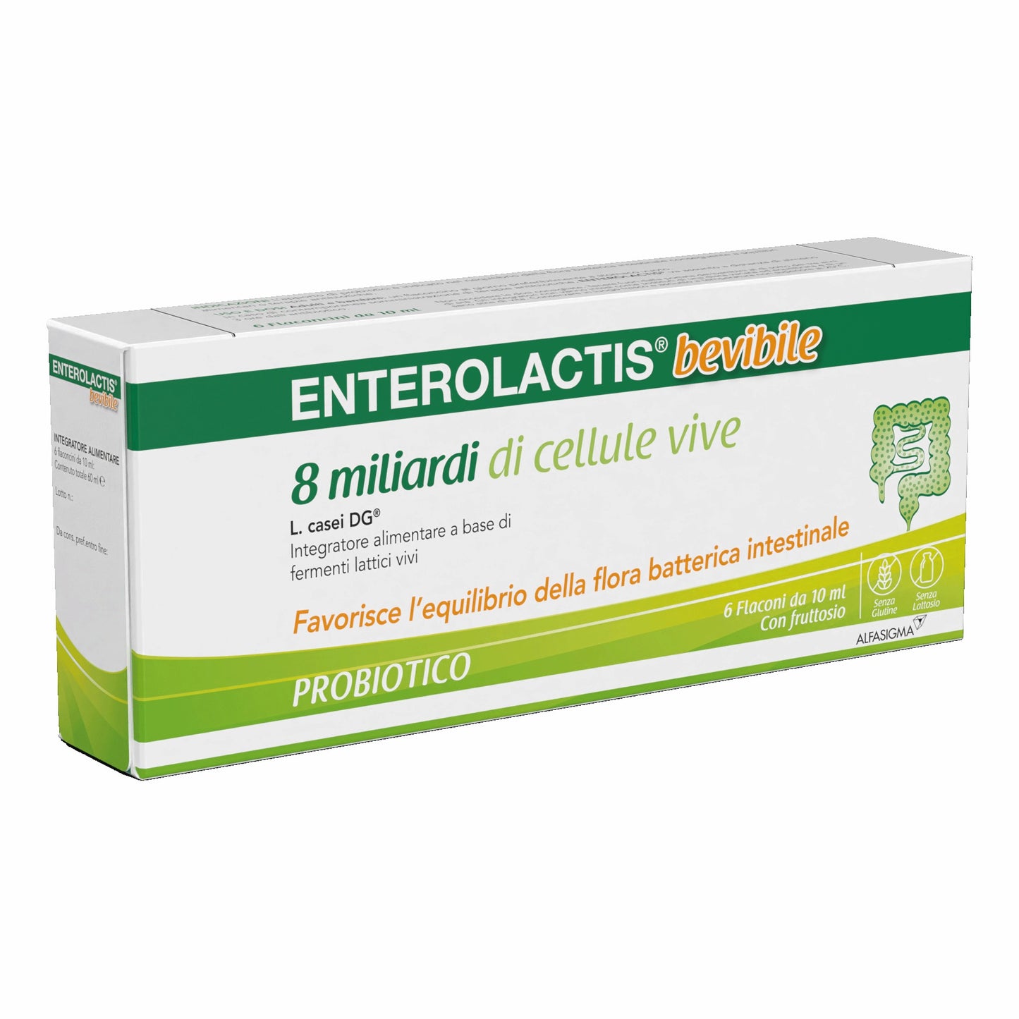 ENTEROLACTIS BEVIBILE 6 FLACONCINI X 10 ML