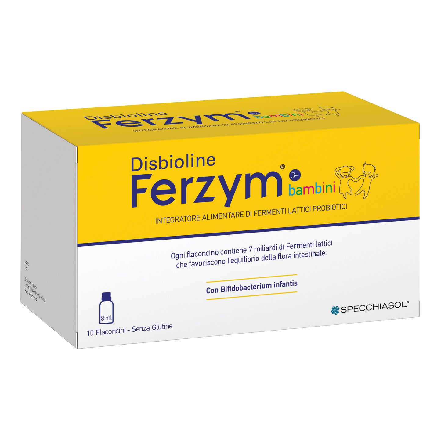 DISBIOLINE FERZYM BAMBINI 10 FLACONCINI DA 8 ML