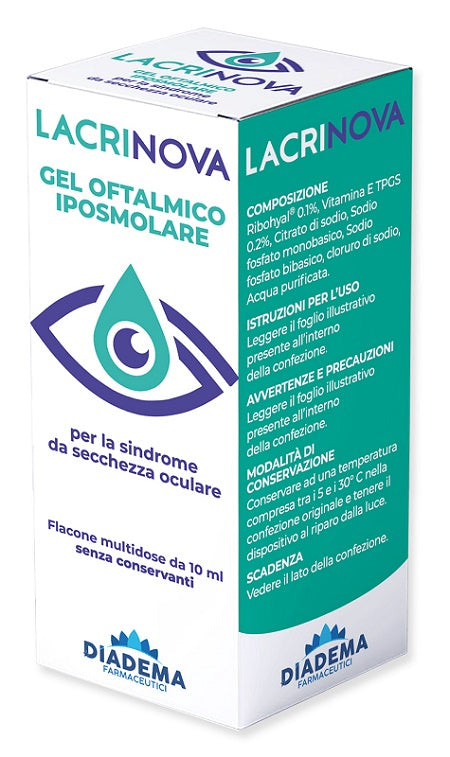 LACRINOVA GEL OFTALMICO IPOSMOLARE TB 10 ML