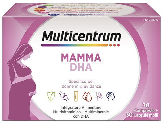 MULTICENTRUM MAMMA DHA 30 COMPRESSE+30CAPSULE MOLLI