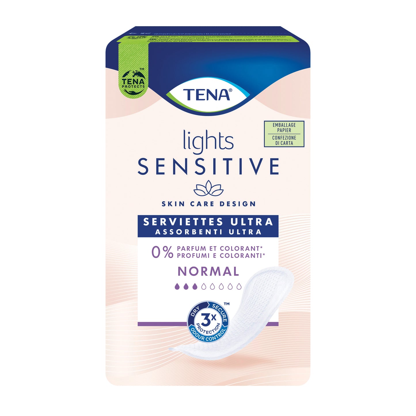 ASSORBENTE TENA LADY SENSITIVE ULTRA PAD NORMAL 16 PEZZI