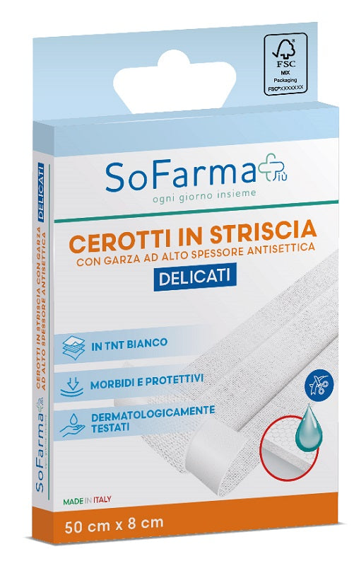 CEROTTO DELICATO STRISCIA 50X8 CM SOFARMAPIU'