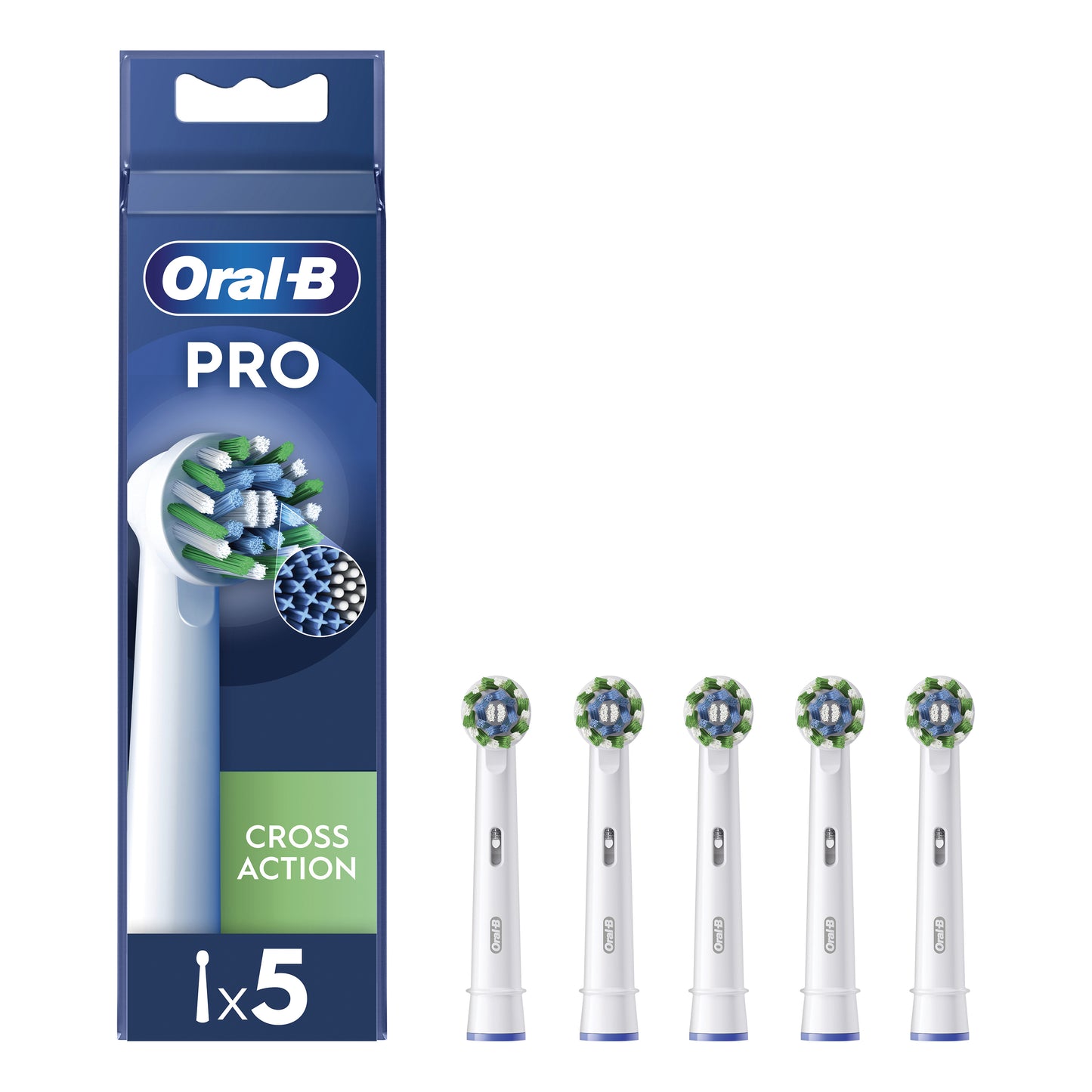 ORALB POWER REFILL EB50 CROSSACTION 5 PEZZI