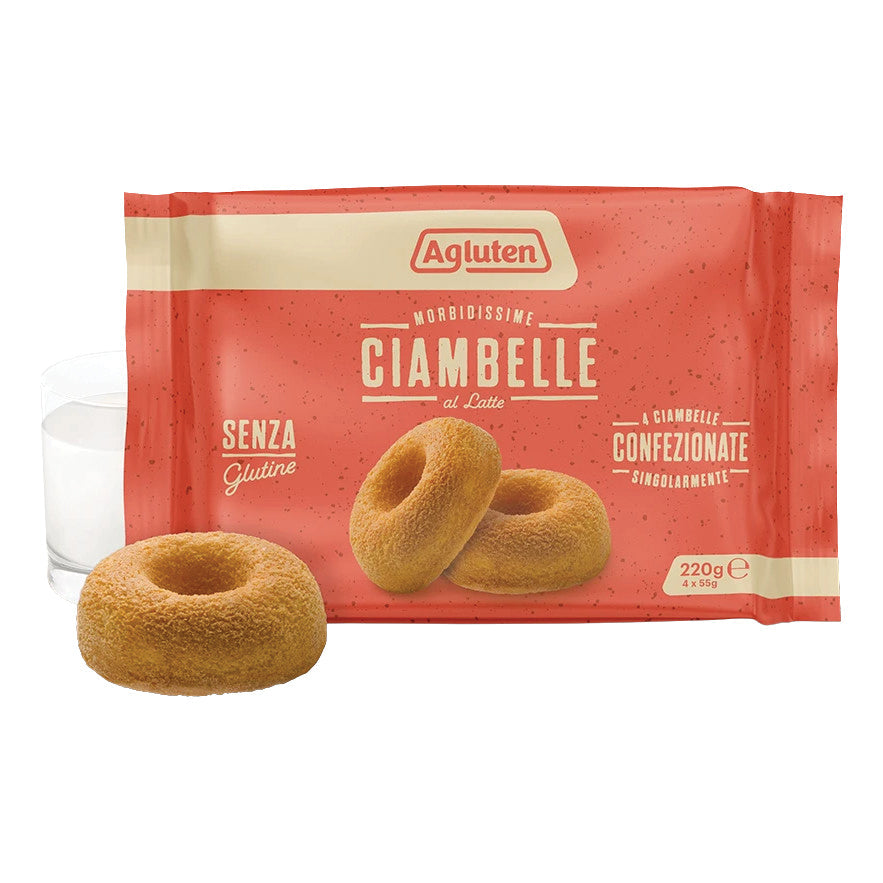 AGLUTEN CIAMBELLE 4 PEZZI DA 55 G