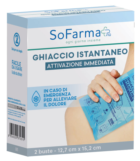 GHIACCIO ISTANTANEO 2 PEZZI SOFARMAPIU'