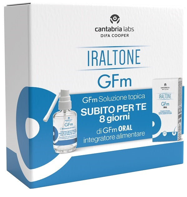 GFM SOLUZIONE TOPICA CRESCITA CAPELLO 50 ML + GFM ORAL IRALTONE 8 COMPRESSE