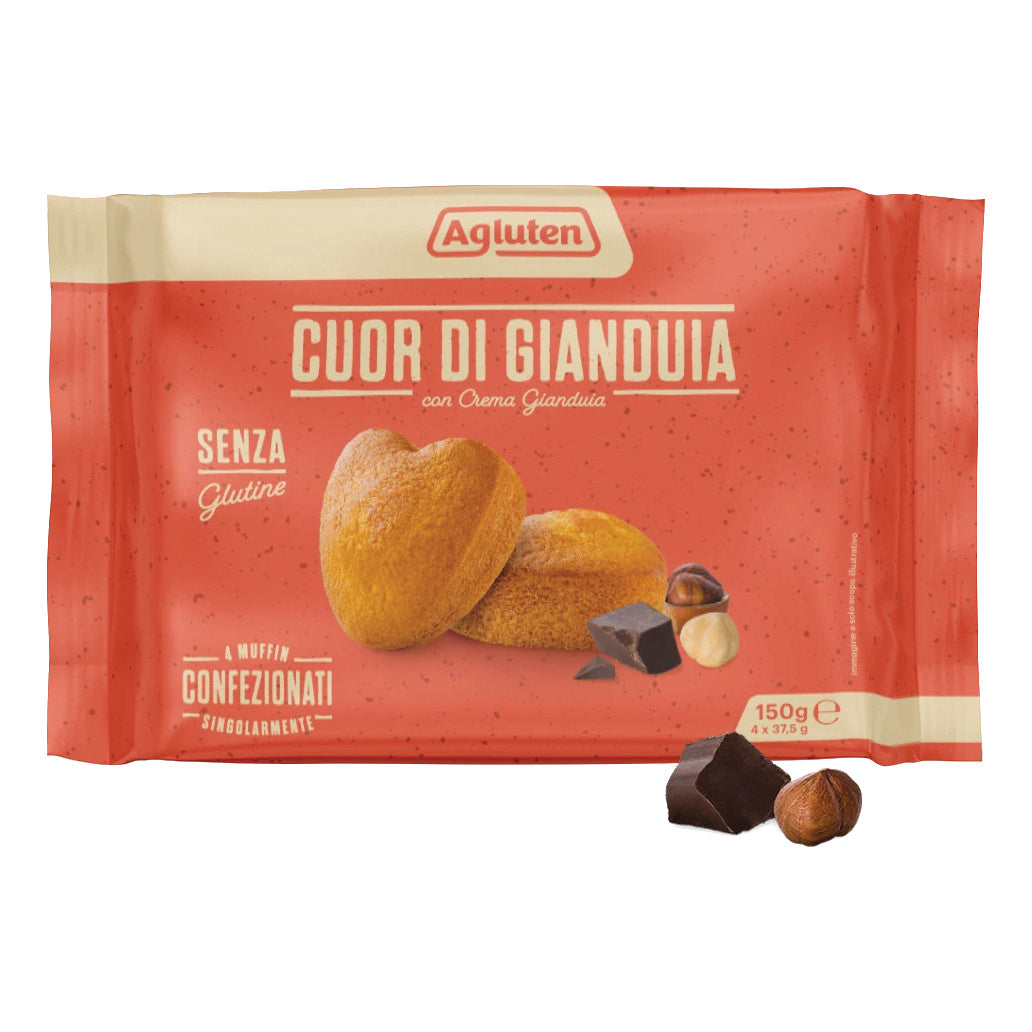 AGLUTEN CUOR DI GIANDUIA 150 G