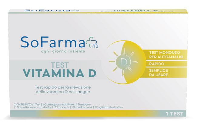 TEST AUTODIAGNOSTICO VITAMINA D 1 PEZZO SOFARMAPIU'