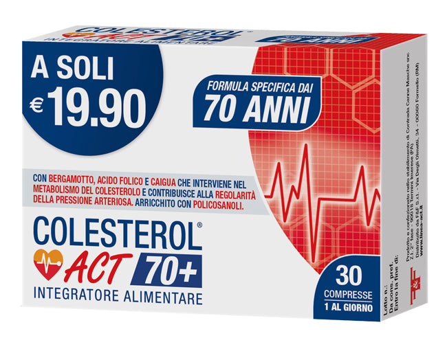 COLESTEROL ACT 70+ 30 COMPRESSE