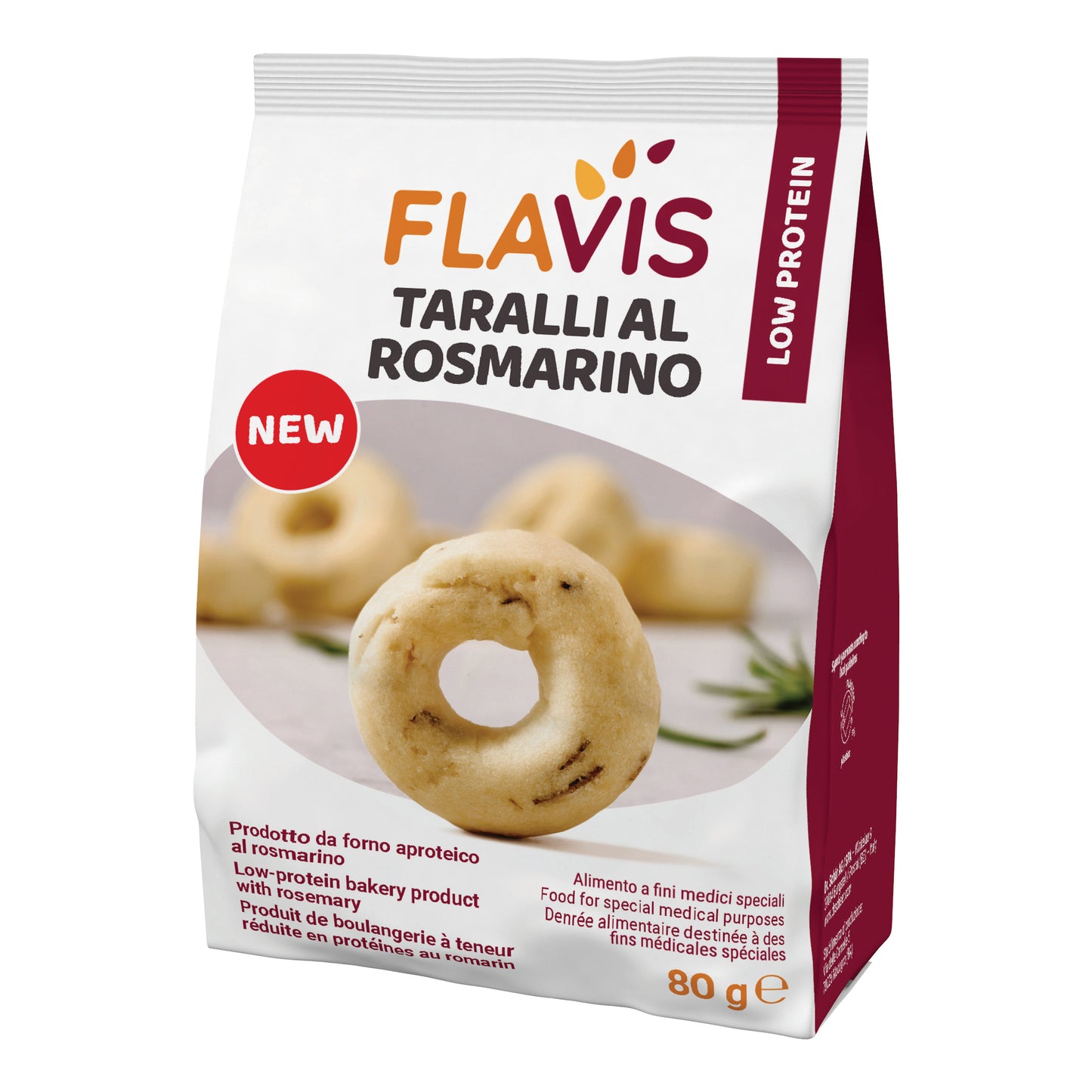 FLAVIS TARALLI ROSMARINO 80 G