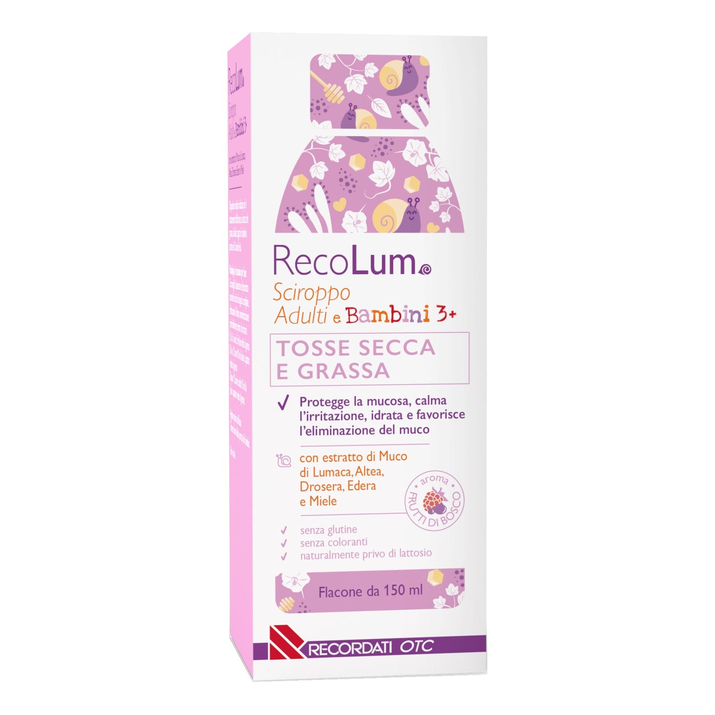 RECOLUM SCIROPPO TOSSE ADULTI-BAMBINI 150 ML