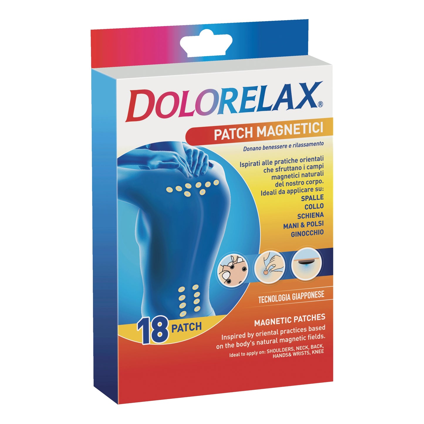 DOLORELAX PATCH MAGNETICI 3 BUSTINE DA 6 PEZZI