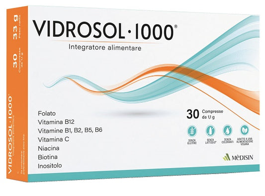 VIDROSOL 1000 30CPR