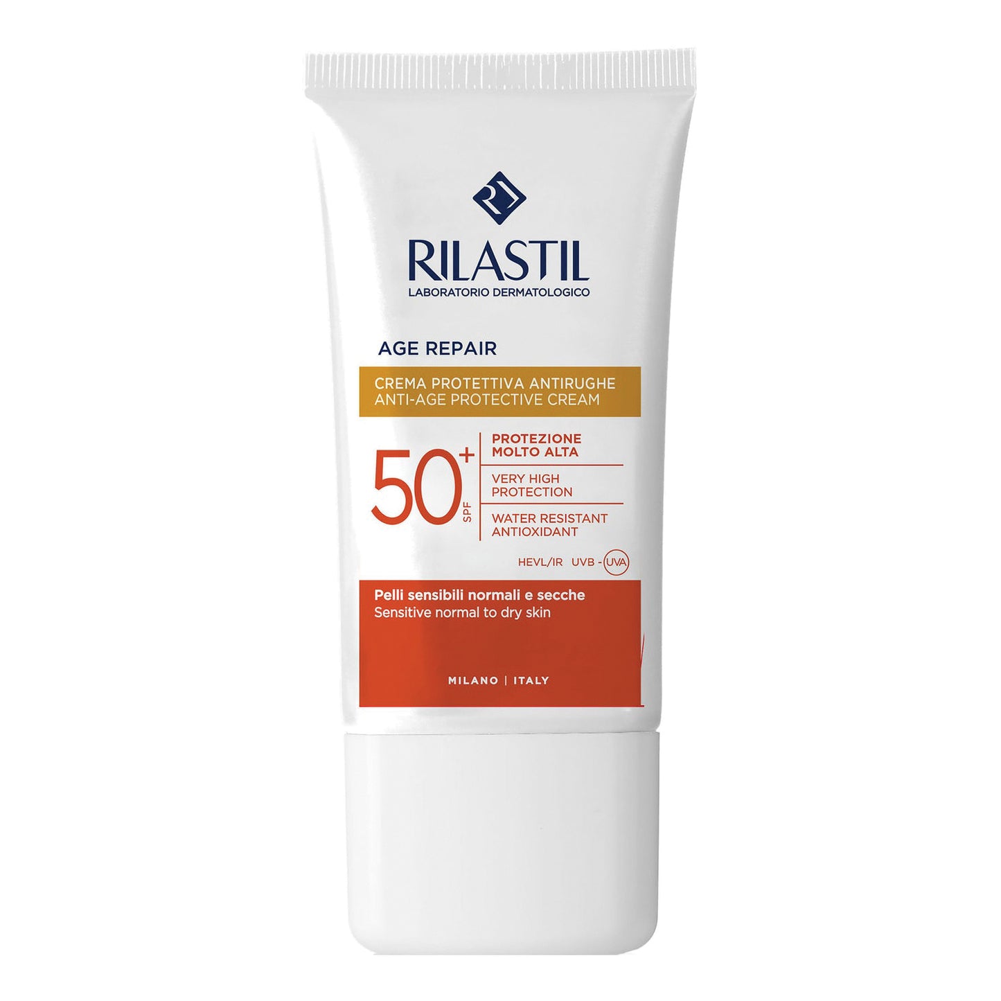 Rilastil Sun System Age Repair SPF 50+ Crema Solare Viso Antietà 50ml