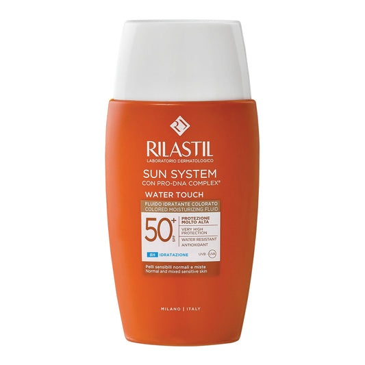 Rilastil Sun System Water Touch Matt Color Fluido Solare Viso Pelle Mista/grassa SPF50+ 50ml