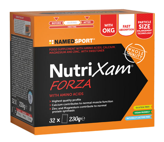 NamedSport Nutrixam Forza 32 bustine Integratore energizzante con aminoacidi e minerali
