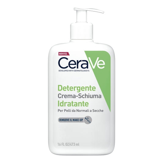 Cerave Detergente Crema Schiuma Idratanteper pelli da normali a secche 473ml