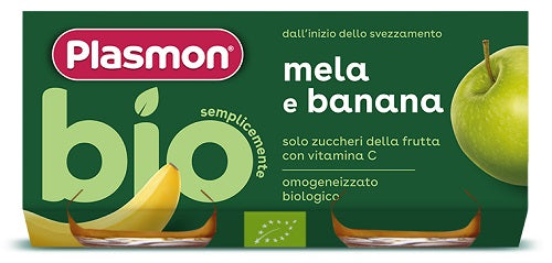 PLASMON OMOG BANANA MELA BIO2P