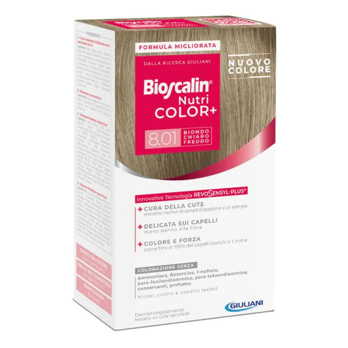 Bioscalin nutricolor plus 8,01 Biondo chiaro freddo