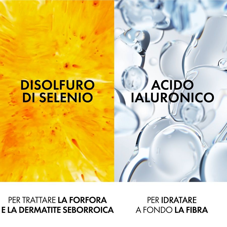 Vichy Dercos 2 in 1 Shampoo+balsamo Antiforfora per tutti i tipi di capelli 400ml