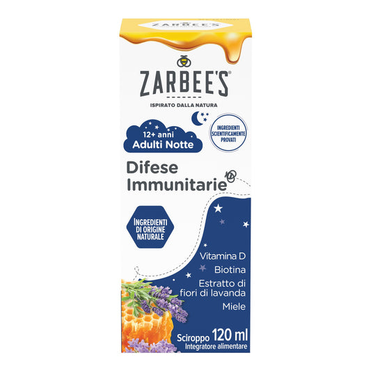 Zarbee's Sciroppo Difese Immunitarie Notte Adulti e bambini dai 12 anni in su 120ml
