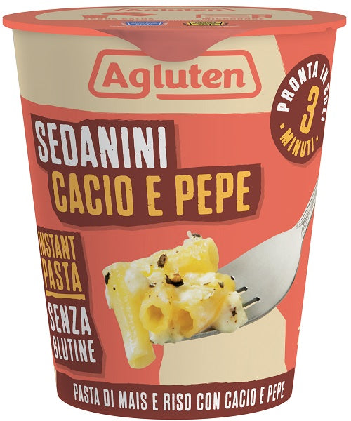 AGLUTEN SEDANINI CACIO PEPE70G
