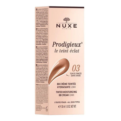 Nuxe prodigieux le teint éclat crema colorata idratante 03 tonalità scura 30ml