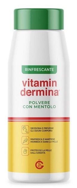 Vitamindermina polvere con mentolo rinfrescante 100 grammi