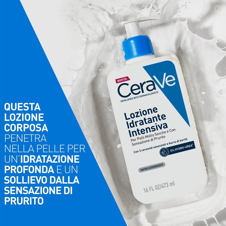 Cerave Lozione Idratante intensiva per pelli secche e molto secche con sensazione di prurito 473ml