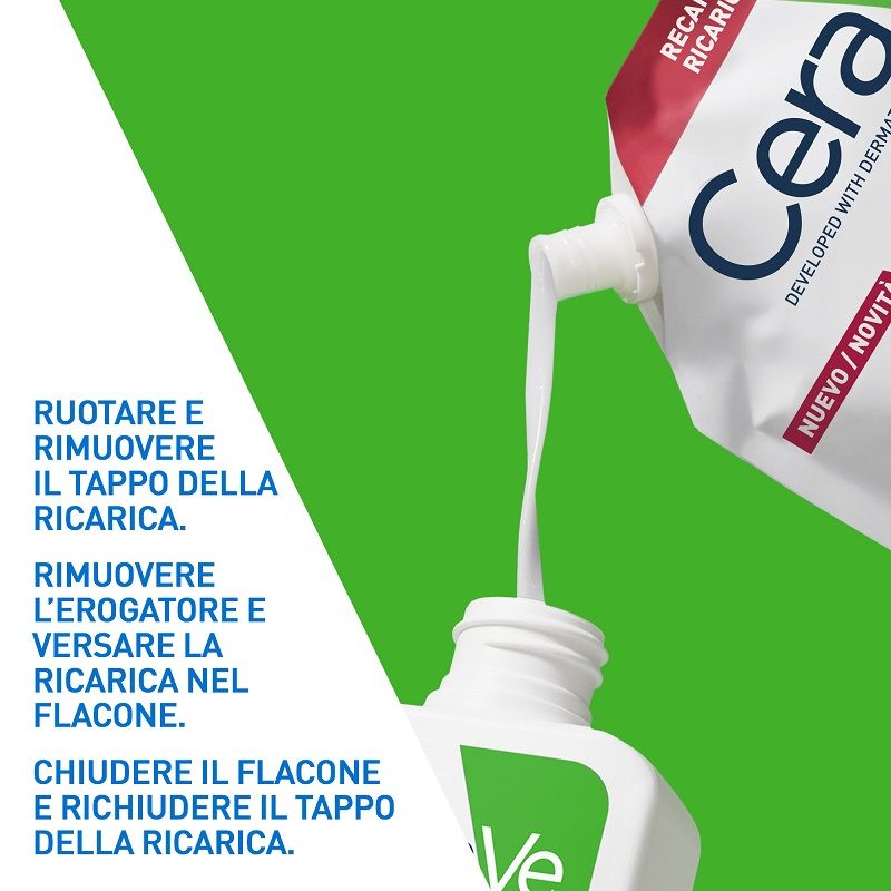 Cerave Ricarica Detergente Idratante per pelli da normali a secche 473ml