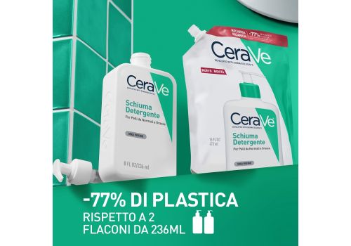 Cerave Ricarica Schiuma detergente per pelli da normali a grasse 473ml
