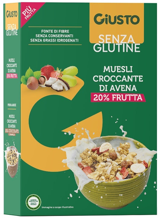 GIUSTO S/G MUESLI AVE/FRUT275G