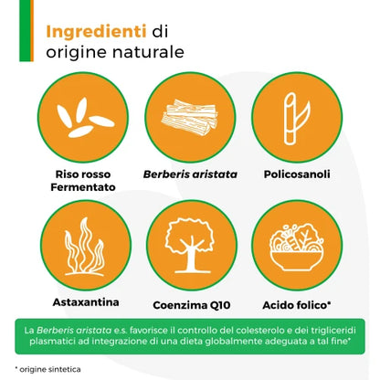 Armolipid Plus 60 compresse Integratore con riso rosso fermentato per il colesterolo ed i trigliceridi