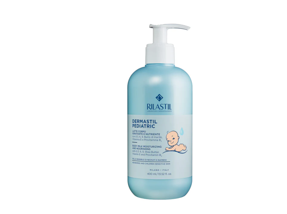 Rilastil Dermostil Pediatric Latte corpo nutriente e idratante per neonati e bambini  400ml
