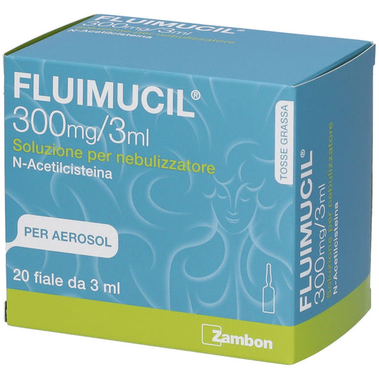 Fluimucil fiale per nebulizzatore 20 fiale da 300mg/3ml