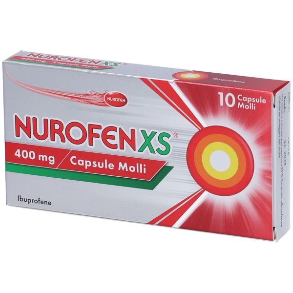 Nurofen XS 10 capsule molli 400mg di ibuprofene