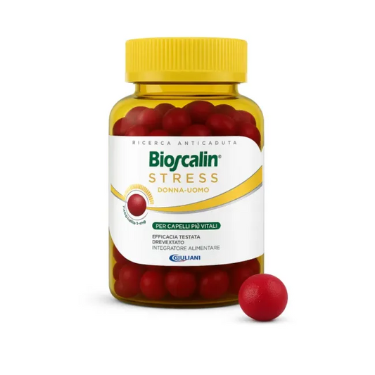 Bioscalin stress 30 caramelle gommose integratore per uomo e donna per la caduta dei capelli