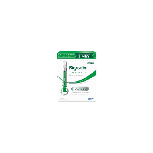 Bioscalin Total Care Attivatore Capillare Anti-Caduta Capelli Trattamento 3 Mesi, 10ml + Refill