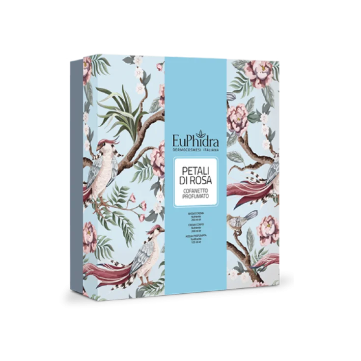 Euphidra Cofanetto Petali di Rosa 3 pezzi Linea Corpo