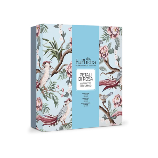 Euphidra Cofanetto Petali di Rosa 3 pezzi Linea Corpo