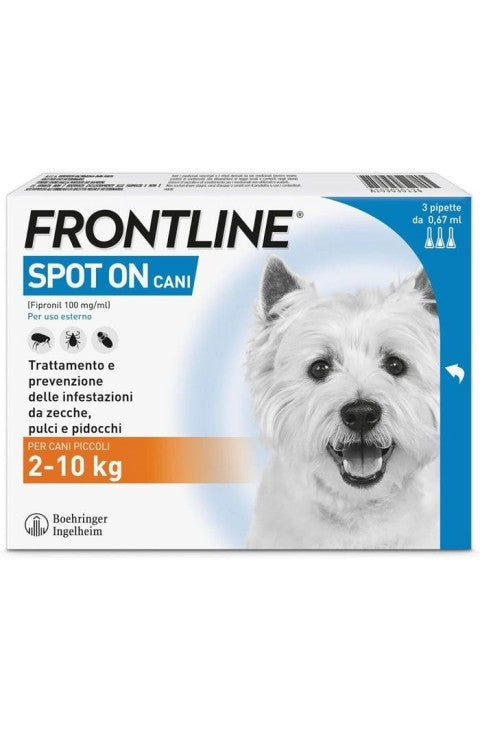 Frontline Cani Spot on 2-10kg 3 pipette